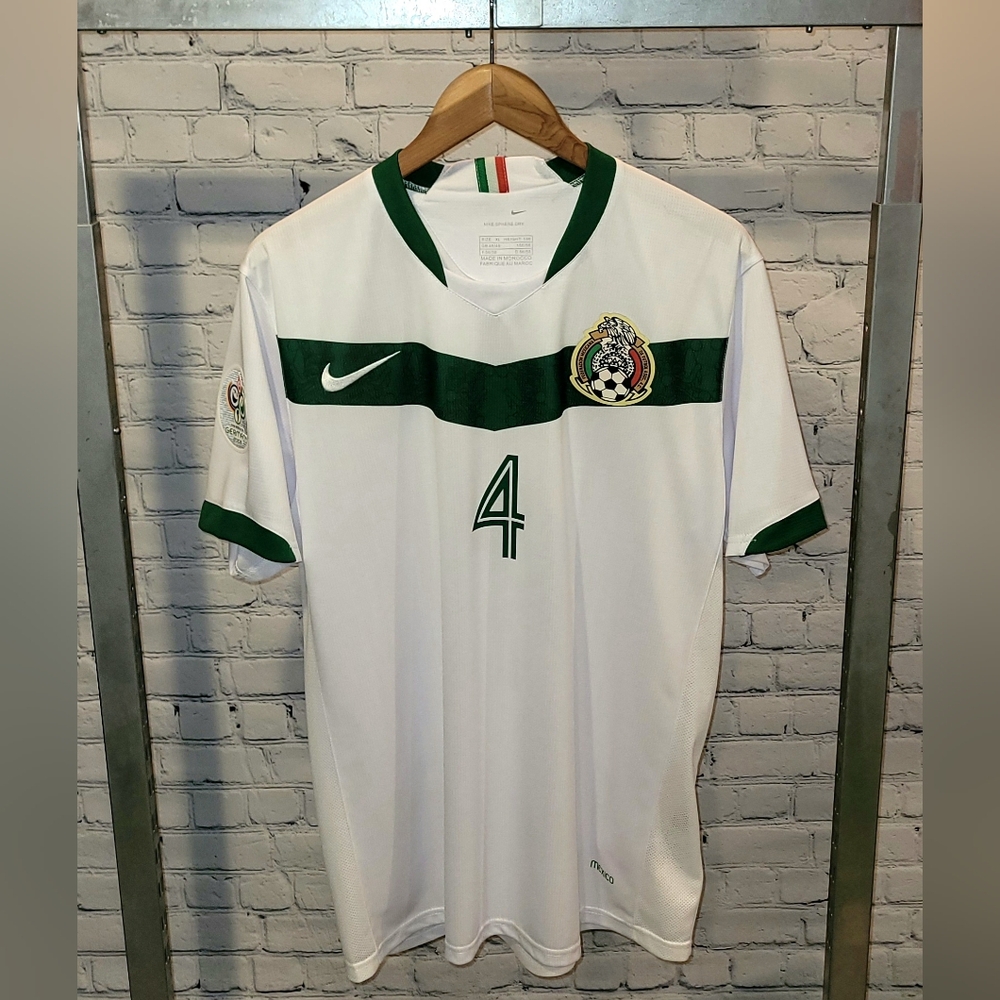 🇲🇽 XL #4 RAFA MARQUEZ Mexico Away Jersey